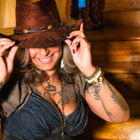 Vegan Suede Billy Hat 