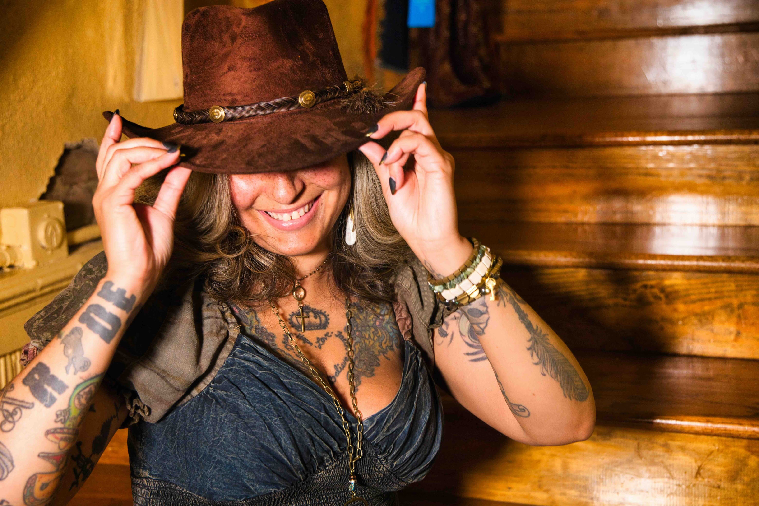 Vegan Suede Billy Hat 