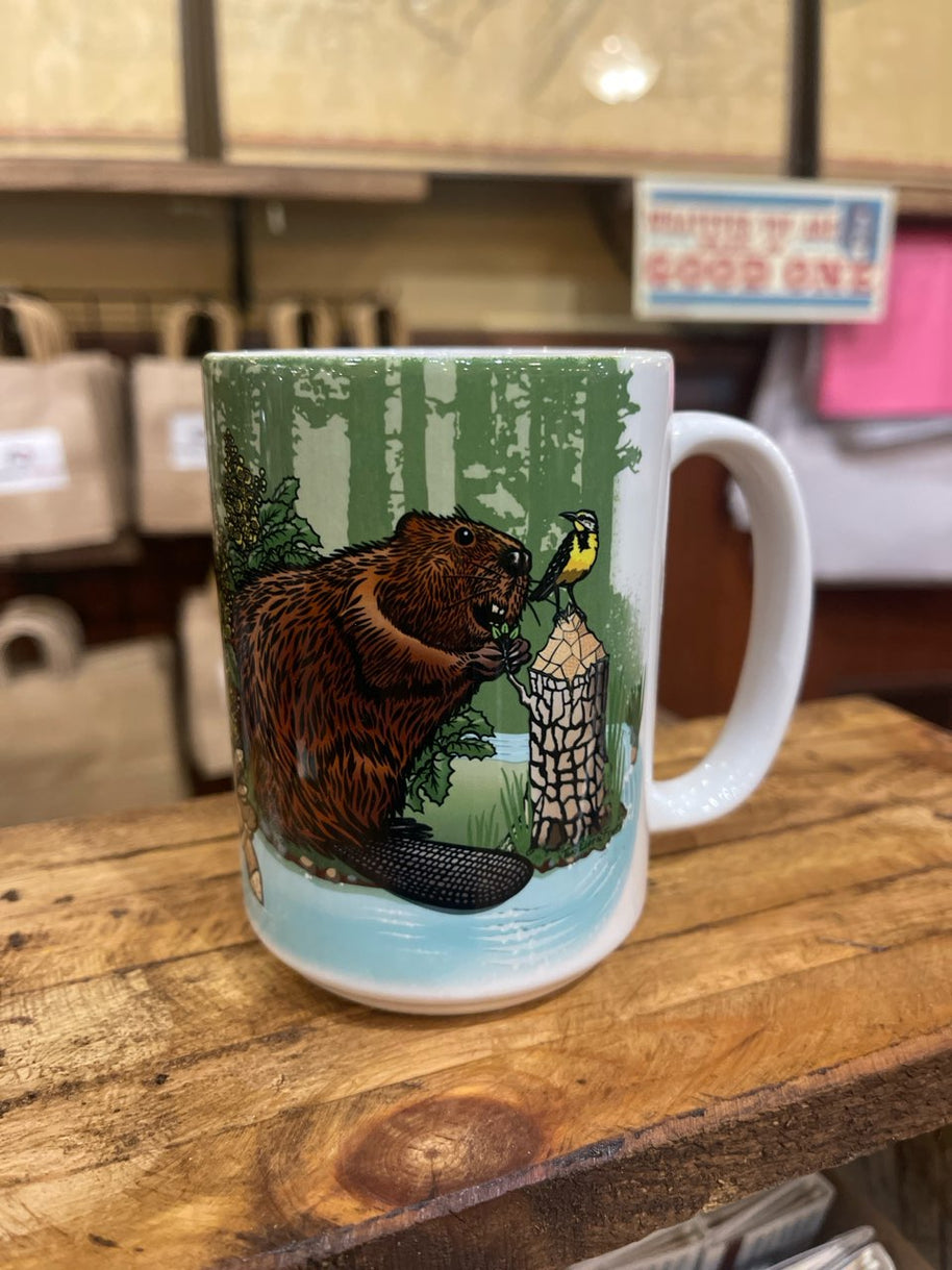 PodunkAnnies Mug: Beaver