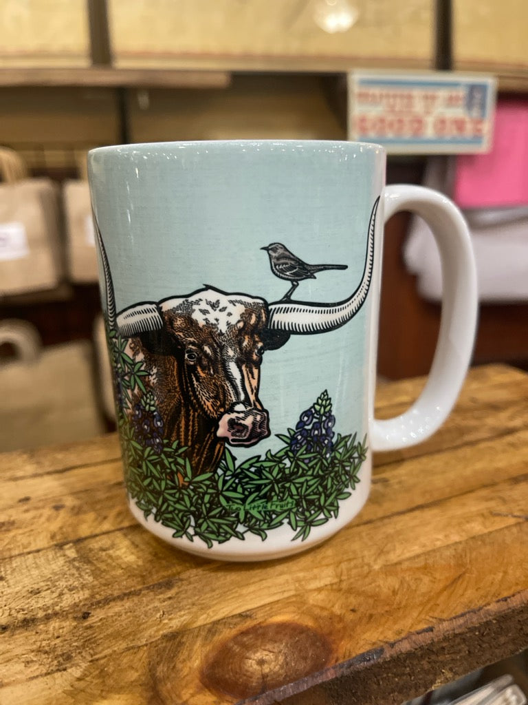 PodunkAnnies Mug: Longhorn