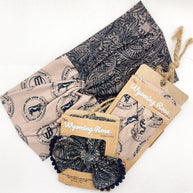 Tooled Black Leather/I Come From Good Stock Headband