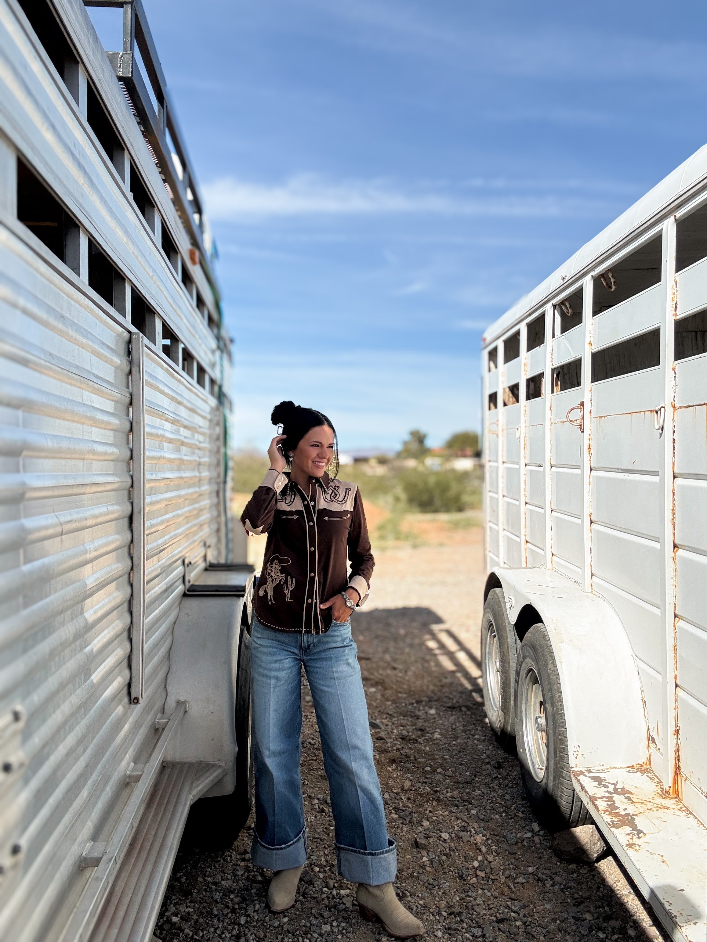 Rodeo Quincy Lucky Buck Button Up