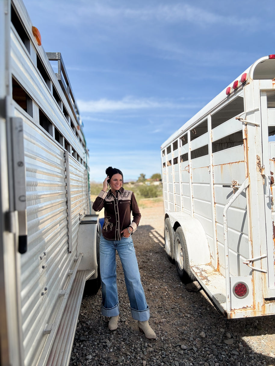 Rodeo Quincy Lucky Buck Button Up