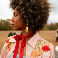 Rodeo Quincy Pale Pink Button Up