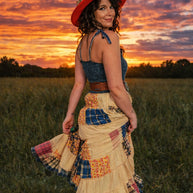 Boho Western Smocked Sundress