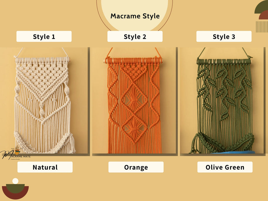 Kica Macrame Baseball Hat Holders