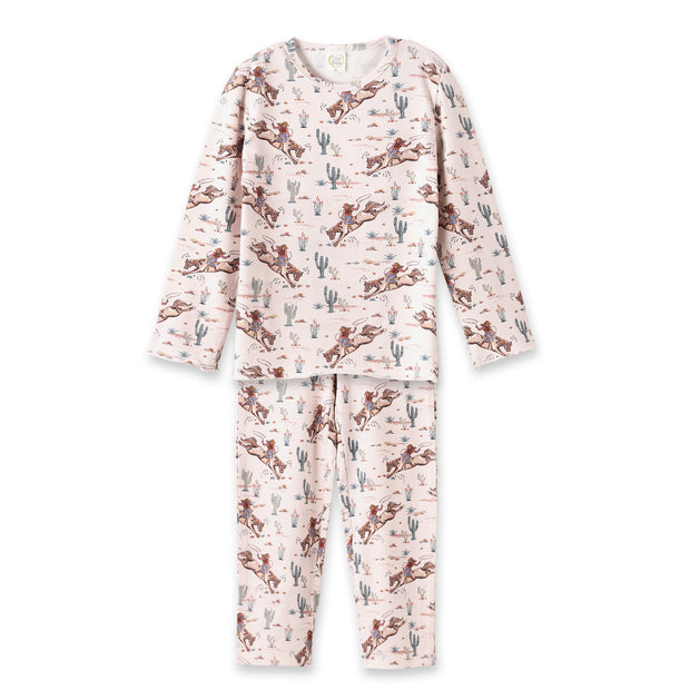 Prairie Princess Girl's Western Bamboo Pajama Set