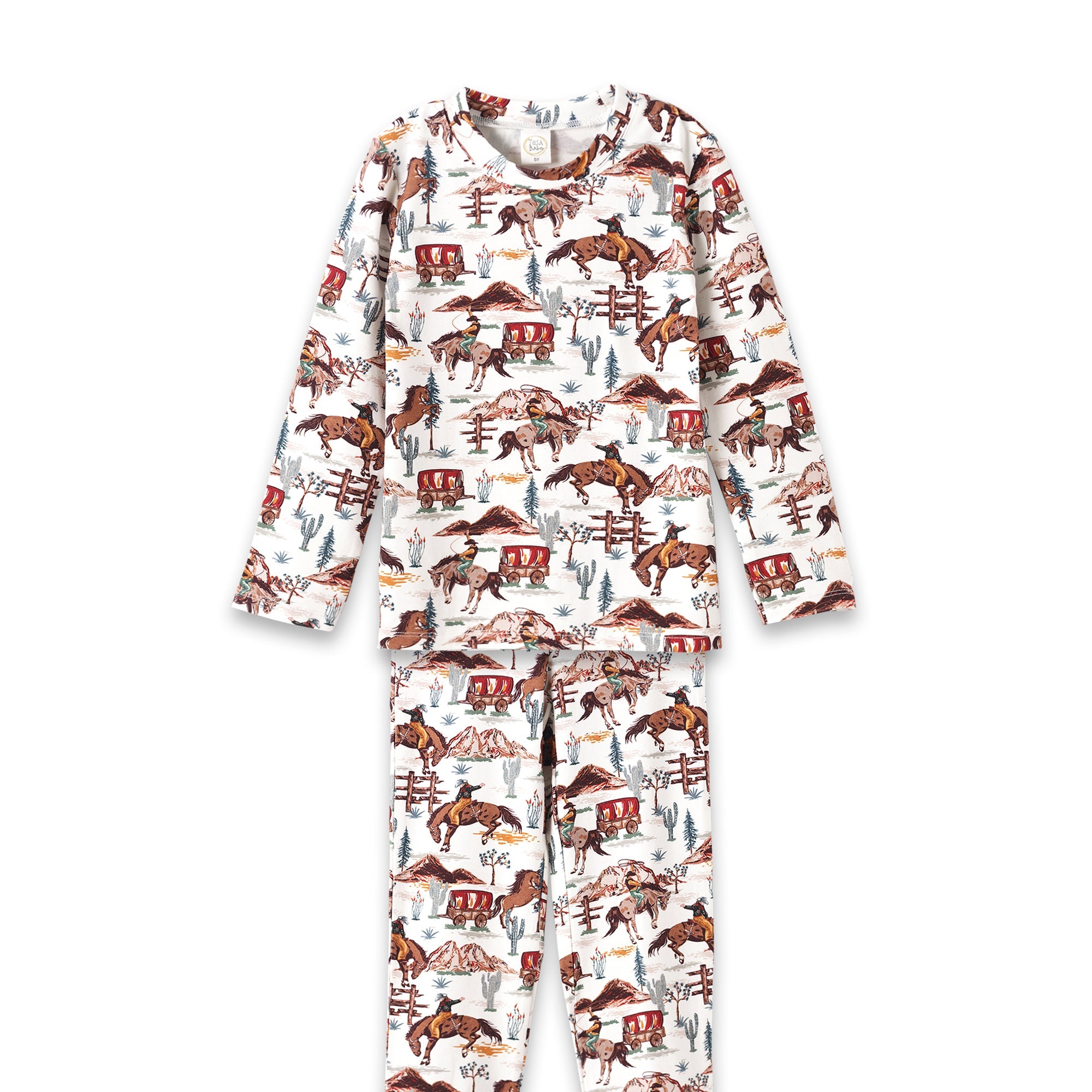 Cowboy Kids Pajama Set – Western Spirit Bamboo Cotton