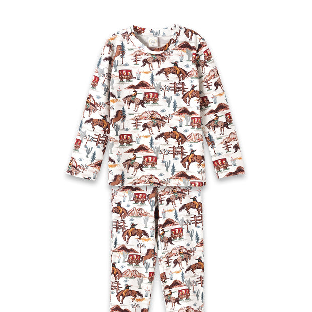 Cowboy Kids Pajama Set – Western Spirit Bamboo Cotton