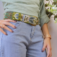 Laurel Embroidered Belt