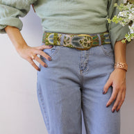 Laurel Embroidered Belt