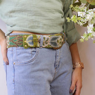 Laurel Embroidered Belt