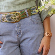 Laurel Embroidered Belt