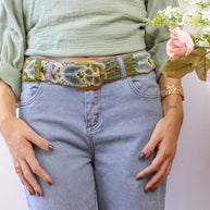 Laurel Embroidered Belt