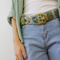 Laurel Embroidered Belt