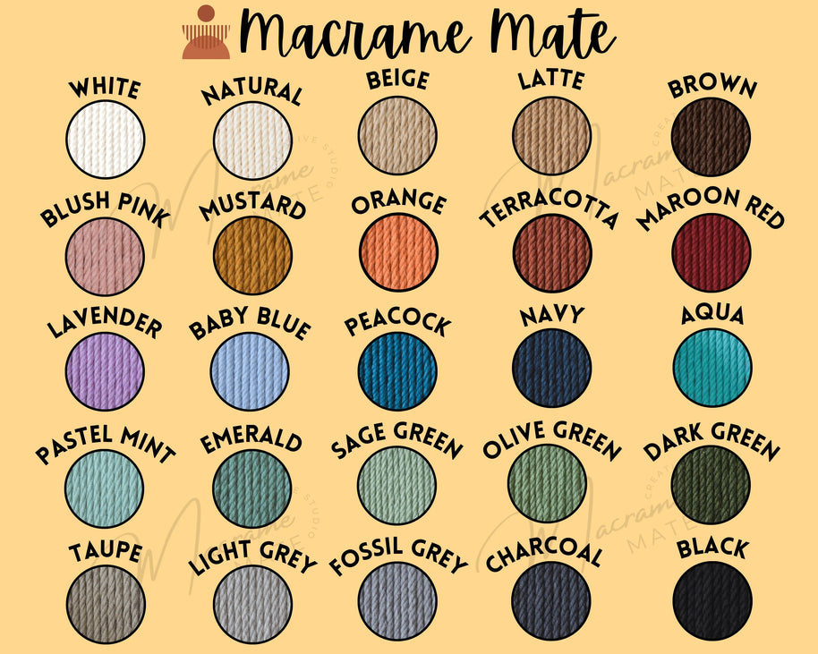 Rustic Green Natural Macrame Leaves