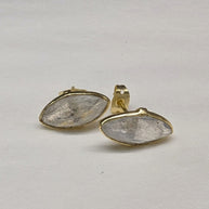 Mila Leaf Earrings - Gold