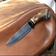 Premium Bowie Knife with J2 Steel Blade & Buffalo Horn Handle – 16 Inches