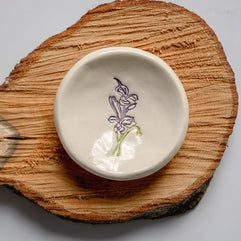Birth Flower Ring Dish