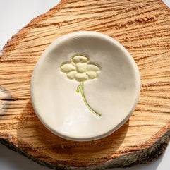 Birth Flower Ring Dish