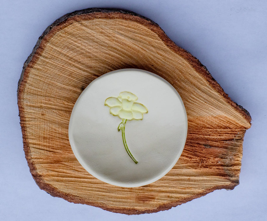 Birth Flower Ring Dish