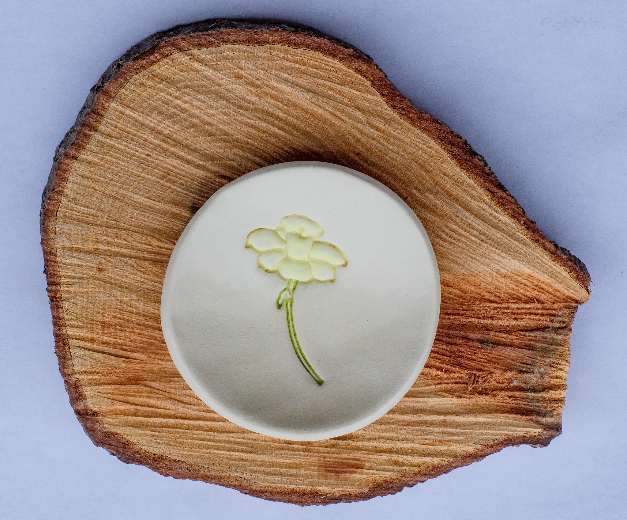 Birth Flower Ring Dish