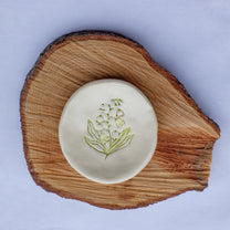 Birth Flower Ring Dish