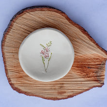 Birth Flower Ring Dish
