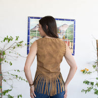 Rodeo Quincy Wild Rose Fringe Vest