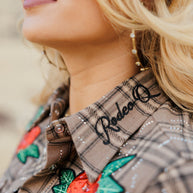 Rodeo Quincy Rhinestone Rodeo Button Up