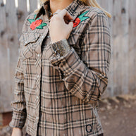 Rodeo Quincy Rhinestone Rodeo Button Up