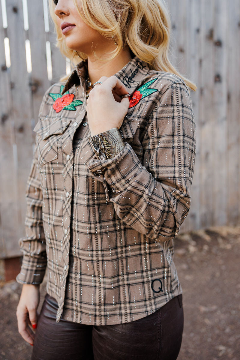 Rodeo Quincy Rhinestone Rodeo Button Up