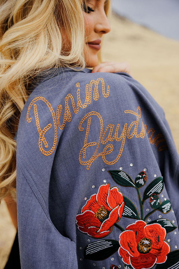 Rodeo Quincy Denim Daydream Button Up