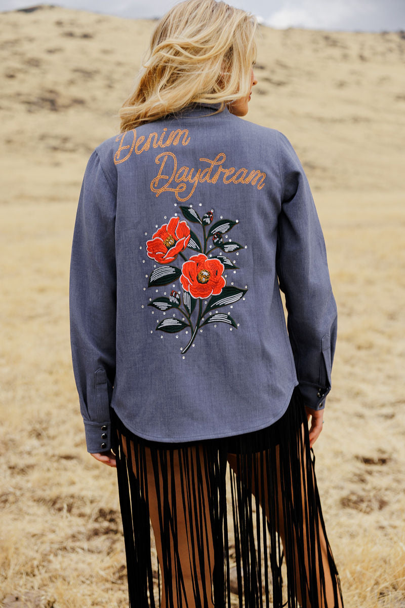Rodeo Quincy Denim Daydream Button Up