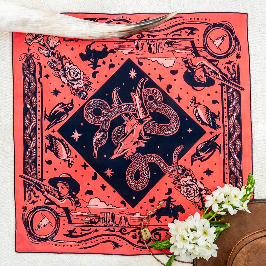 "Rattle & Hiss Organic Bandana