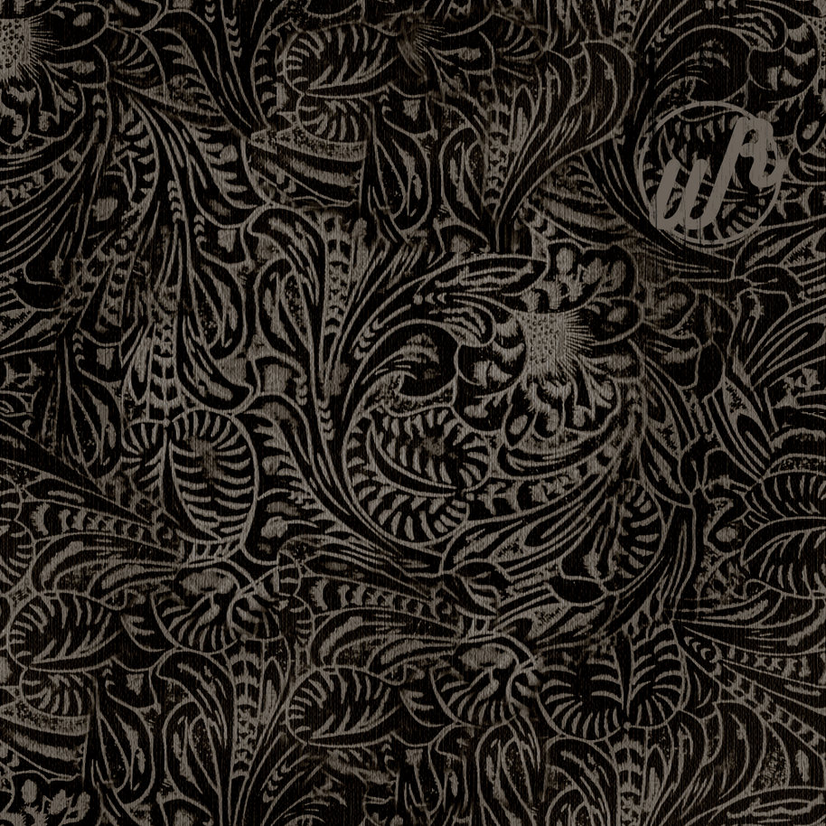 Tooled Leather Black