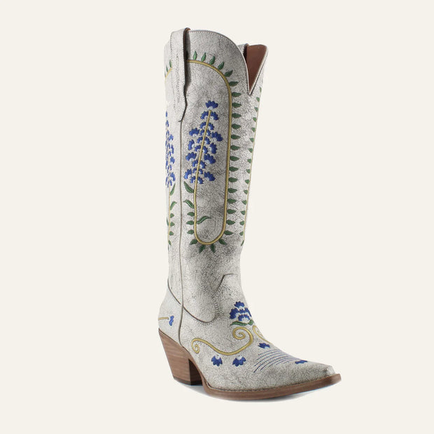Sophia Cowboy Boots, White