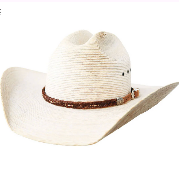 The Bozeman, Horsehair Hat Band, Granite & Turquoise
