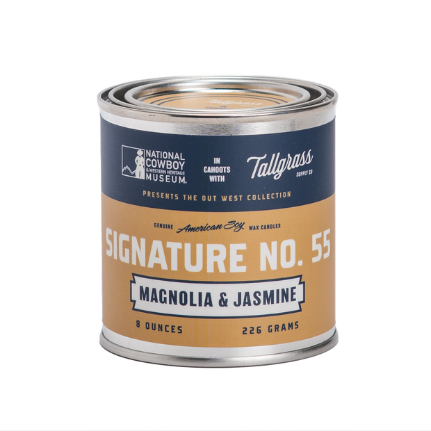 Signature No. 55: Magnolia + Jasmine Soy Wax Candle