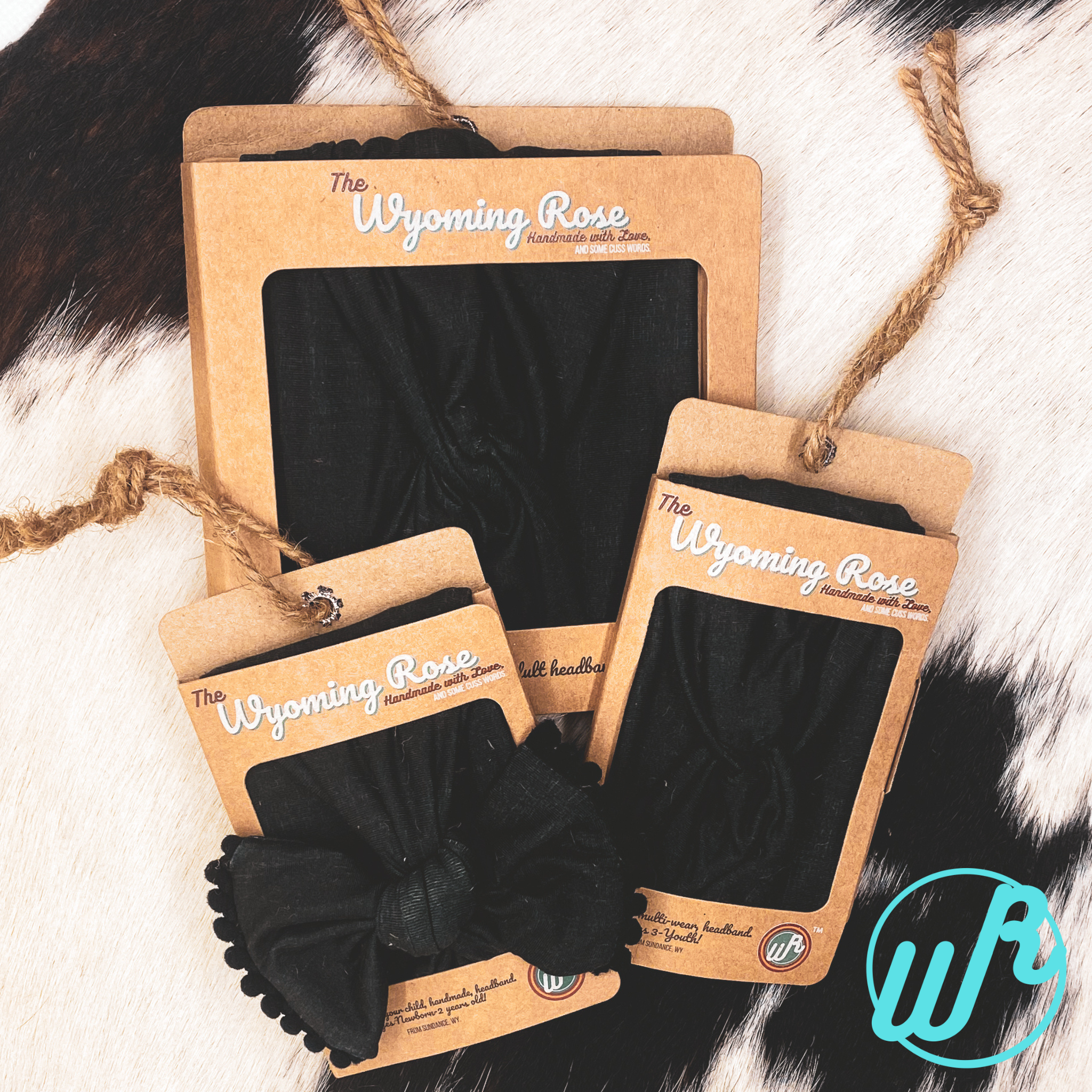 Solid Black Headband