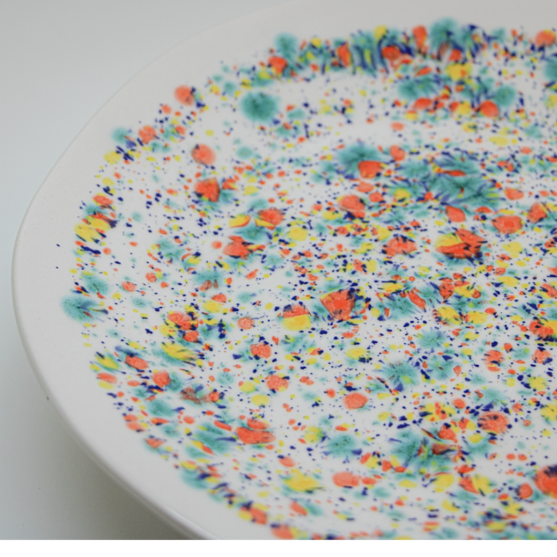 Spring Artisan Dinner Plate