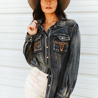 Long Sleeve Jean Snap