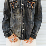 Long Sleeve Jean Snap