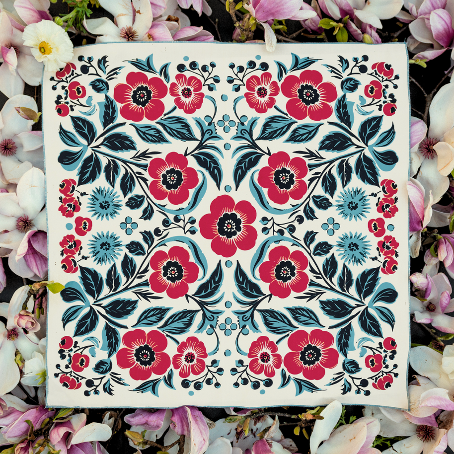 "Spring Awakening" Organic Bandana