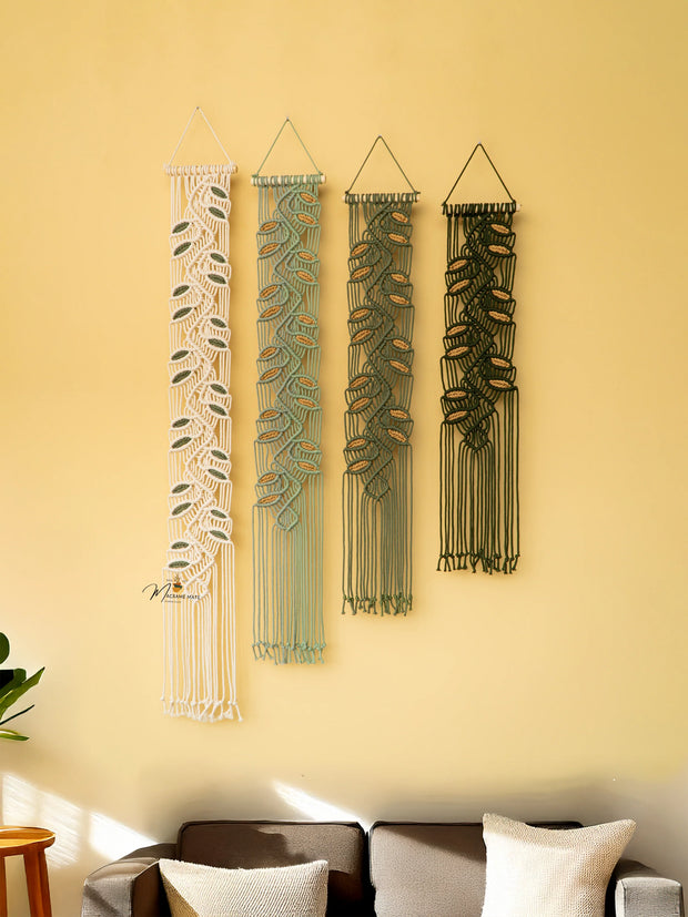 Vesta Green Macrame Wall Hangings
