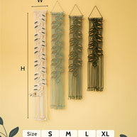 Vesta Green Macrame Wall Hangings