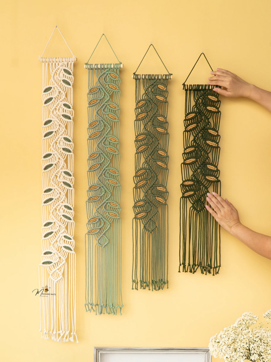 Vesta Green Macrame Wall Hangings