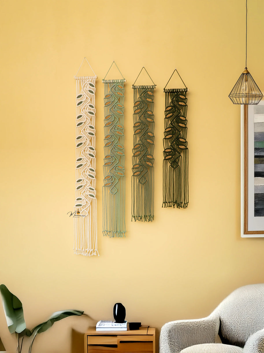 Vesta Green Macrame Wall Hangings