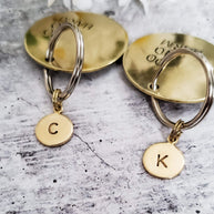WHERE ARE MY FUCKING KEYS? Brass Disc Keychain
