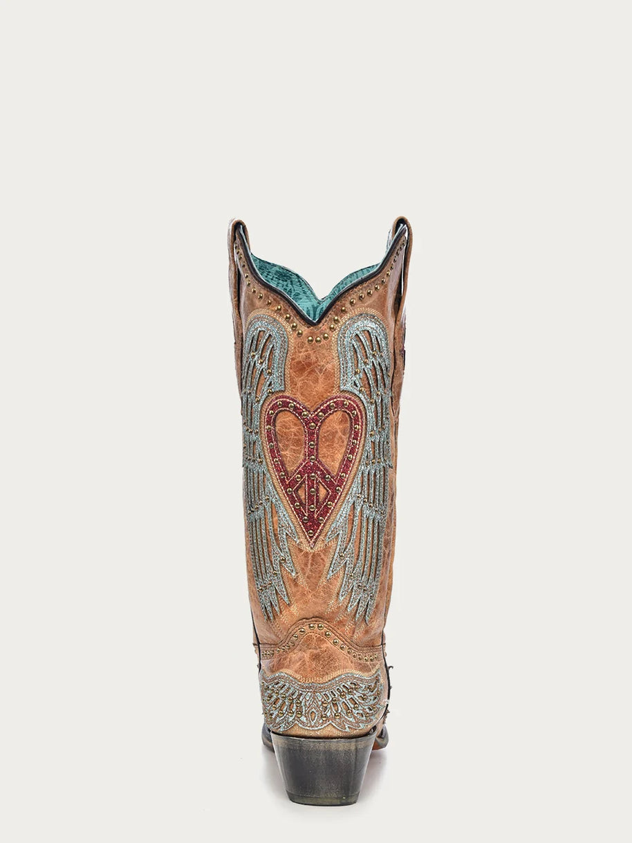 Corral Heart & Cross Boots